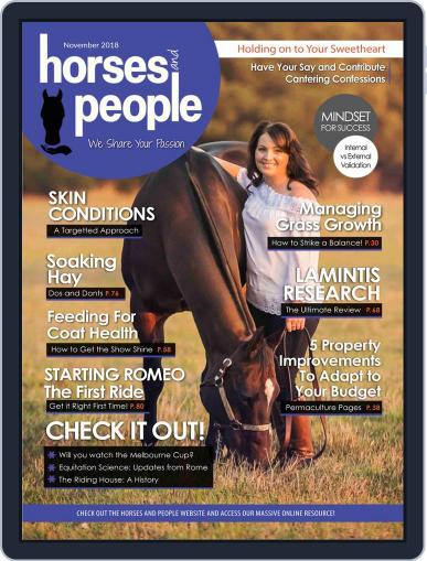 Horses and People November 1st, 2018 Digital Back Issue Cover
