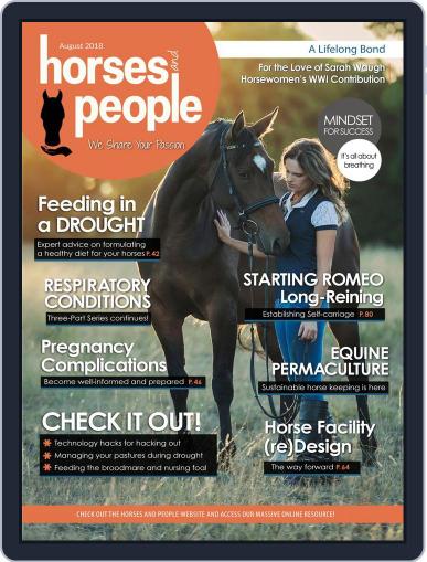Horses and People August 1st, 2018 Digital Back Issue Cover