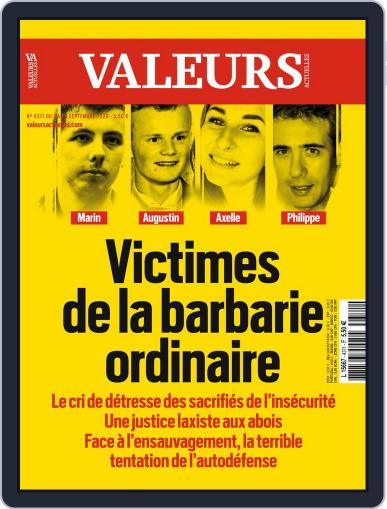 Valeurs Actuelles September 3rd, 2020 Digital Back Issue Cover