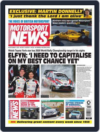 Motorsport News September 3rd, 2020 Digital Back Issue Cover