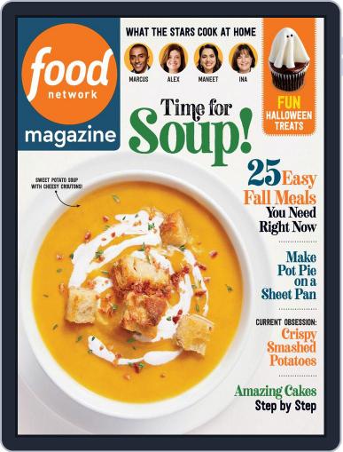 Food Network October 1st, 2020 Digital Back Issue Cover