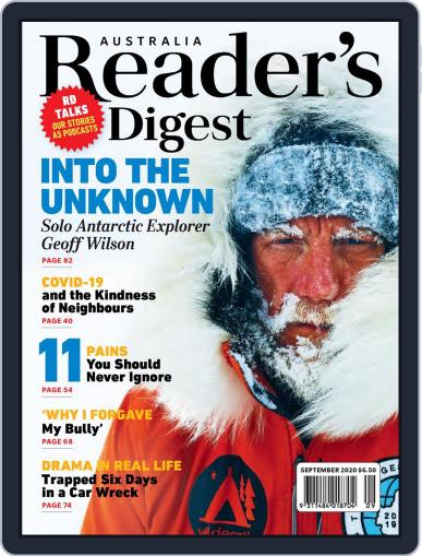 Readers Digest Australia September 1st, 2020 Digital Back Issue Cover
