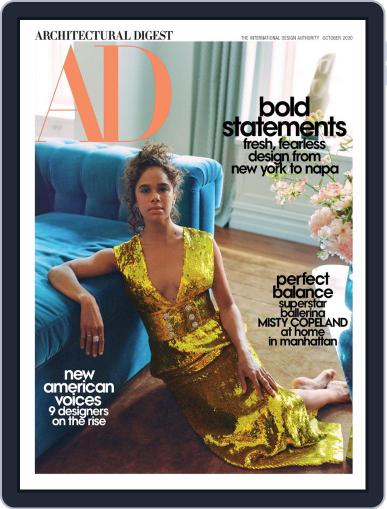 Architectural Digest October 1st, 2020 Digital Back Issue Cover