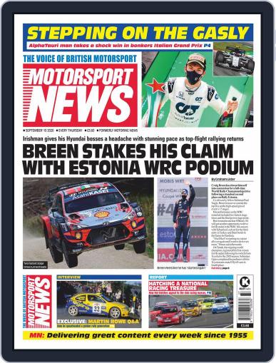 Motorsport News September 10th, 2020 Digital Back Issue Cover