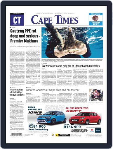 Cape Times July 31st, 2020 Digital Back Issue Cover