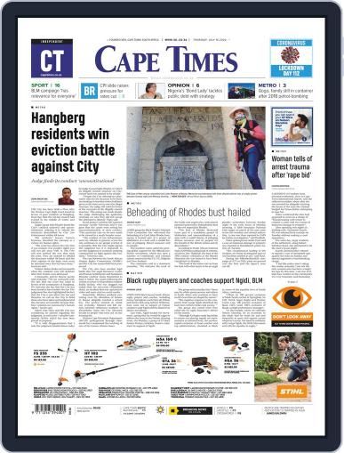 Cape Times July 16th, 2020 Digital Back Issue Cover