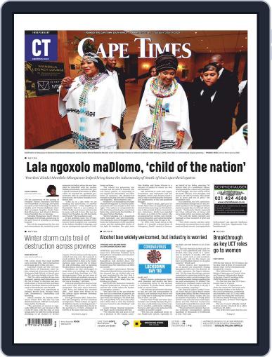 Cape Times July 14th, 2020 Digital Back Issue Cover