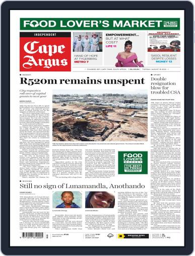 Cape Argus August 18th, 2020 Digital Back Issue Cover