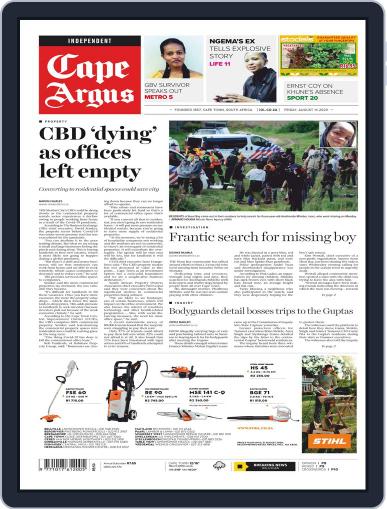Cape Argus August 14th, 2020 Digital Back Issue Cover