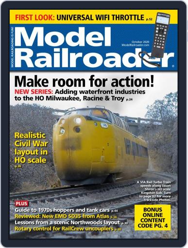 Model Railroader October 1st, 2020 Digital Back Issue Cover