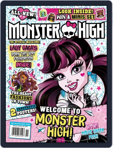 Monster High November 1st, 2016 Digital Back Issue Cover