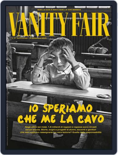 Vanity Fair Italia September 16th, 2020 Digital Back Issue Cover