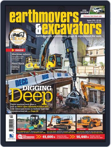 Earthmovers & Excavators September 8th, 2020 Digital Back Issue Cover
