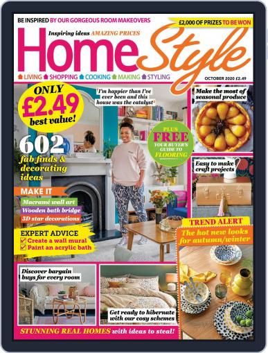 HomeStyle United Kingdom October 1st, 2020 Digital Back Issue Cover