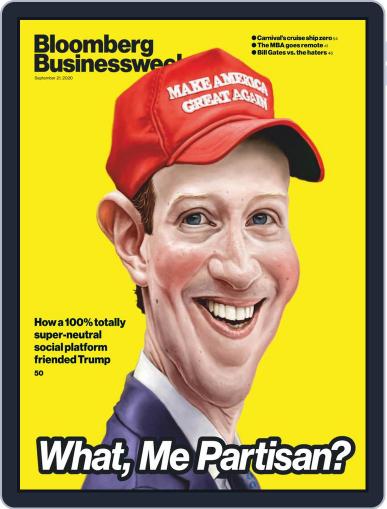 Bloomberg Businessweek September 21st, 2020 Digital Back Issue Cover