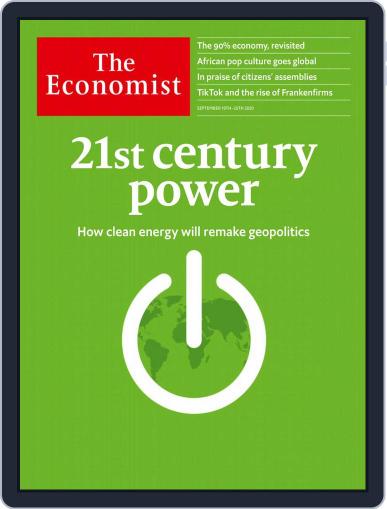 The Economist Continental Europe Edition September 19th, 2020 Digital Back Issue Cover