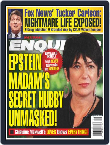 National Enquirer September 28th, 2020 Digital Back Issue Cover