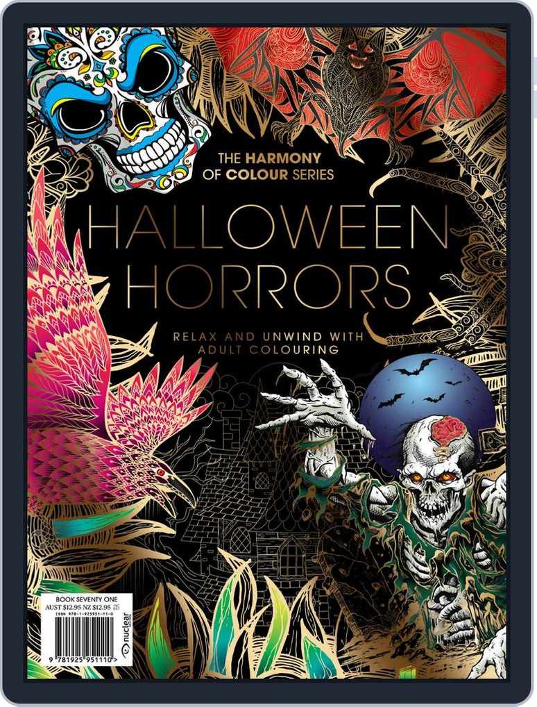 Download Colouring Book Halloween Horrors Magazine Digital Discountmags Com Australia