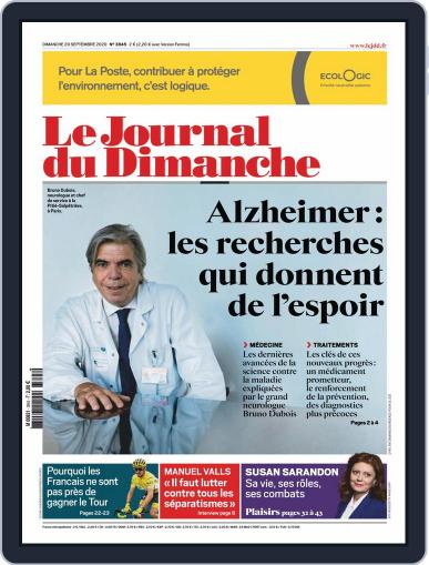 Le Journal du dimanche September 20th, 2020 Digital Back Issue Cover