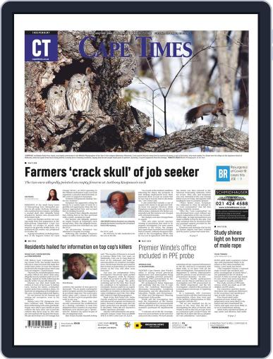 Cape Times September 22nd, 2020 Digital Back Issue Cover