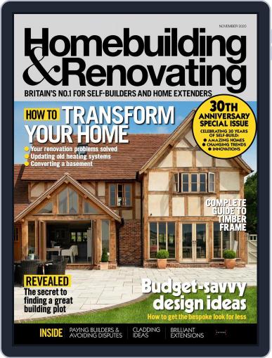Homebuilding & Renovating November 1st, 2020 Digital Back Issue Cover
