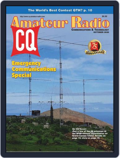 CQ Amateur Radio October 1st, 2020 Digital Back Issue Cover