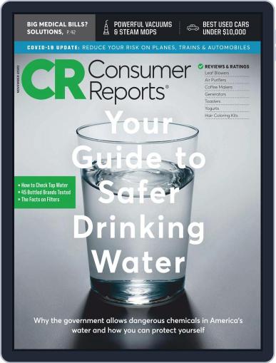 Consumer Reports November 1st, 2020 Digital Back Issue Cover