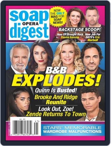 Soap Opera Digest October 12th, 2020 Digital Back Issue Cover
