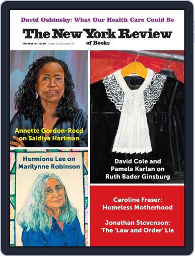 The New York Review of Books October 22nd, 2020 Digital Back Issue Cover