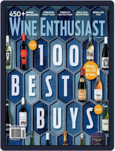 Wine Enthusiast November 1st, 2020 Digital Back Issue Cover