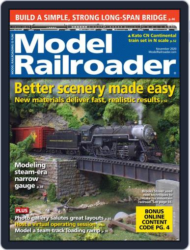 Model Railroader November 1st, 2020 Digital Back Issue Cover