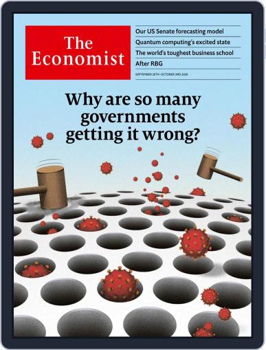 The Economist Continental Europe Edition September 26th, 2020 Digital Back Issue Cover