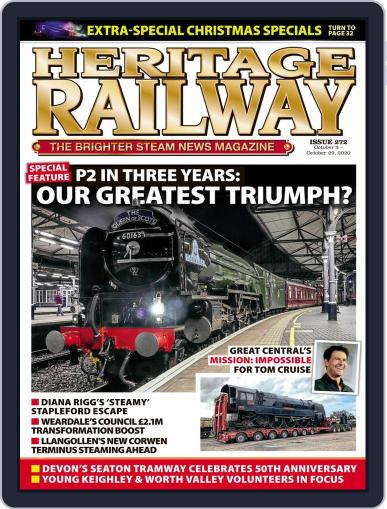 Heritage Railway October 1st, 2020 Digital Back Issue Cover
