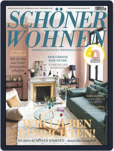 Schöner Wohnen November 1st, 2020 Digital Back Issue Cover