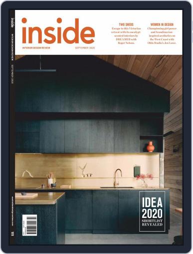 (inside) interior design review September 1st, 2020 Digital Back Issue Cover
