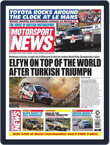 Motorsport News September 24th, 2020 Digital Back Issue Cover