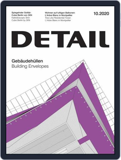 Detail October 1st, 2020 Digital Back Issue Cover
