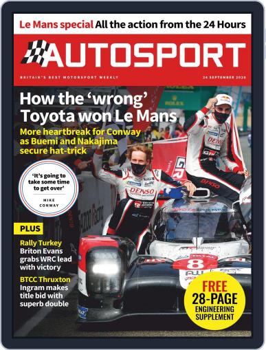 Autosport September 24th, 2020 Digital Back Issue Cover