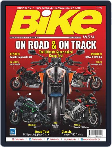BIKE India October 1st, 2020 Digital Back Issue Cover