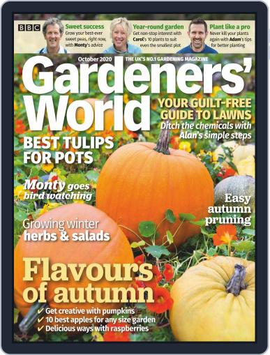 BBC Gardeners' World October 1st, 2020 Digital Back Issue Cover