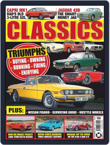 Classics Monthly November 1st, 2020 Digital Back Issue Cover