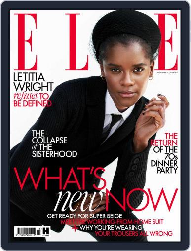 Elle UK November 1st, 2020 Digital Back Issue Cover