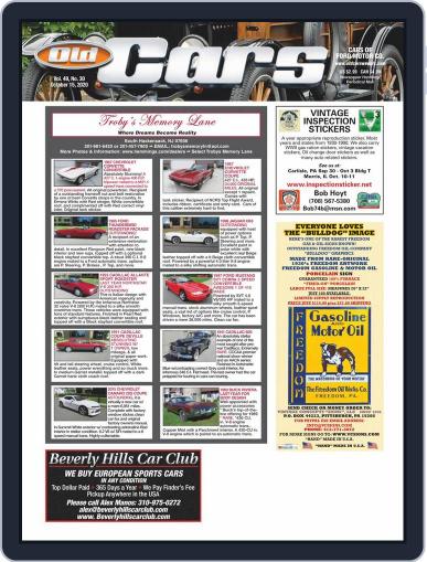 Old Cars Weekly October 15th, 2020 Digital Back Issue Cover