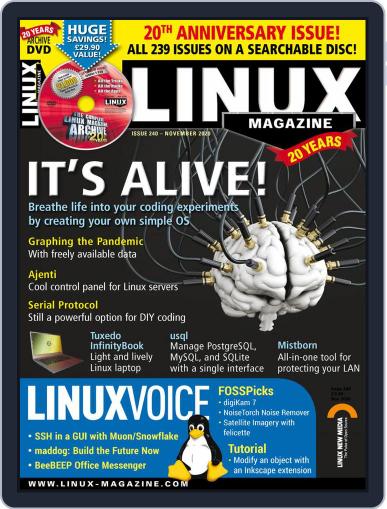 Linux November 1st, 2020 Digital Back Issue Cover