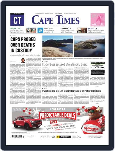 Cape Times October 5th, 2020 Digital Back Issue Cover