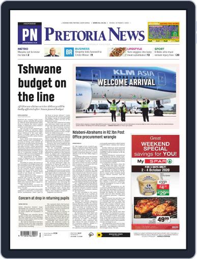 Pretoria News October 2nd, 2020 Digital Back Issue Cover