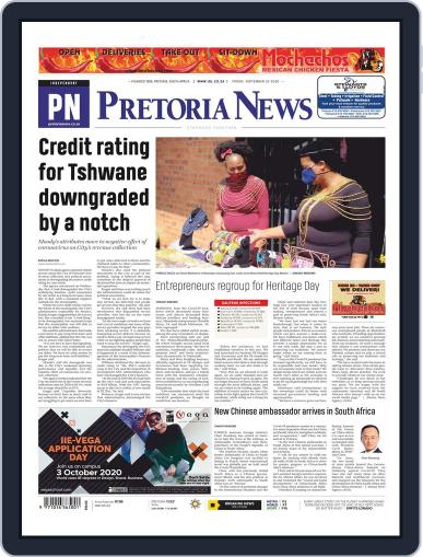Pretoria News September 25th, 2020 Digital Back Issue Cover