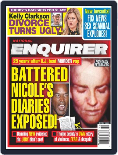 National Enquirer October 19th, 2020 Digital Back Issue Cover