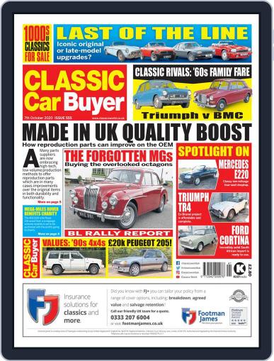 Classic Car Buyer October 7th, 2020 Digital Back Issue Cover
