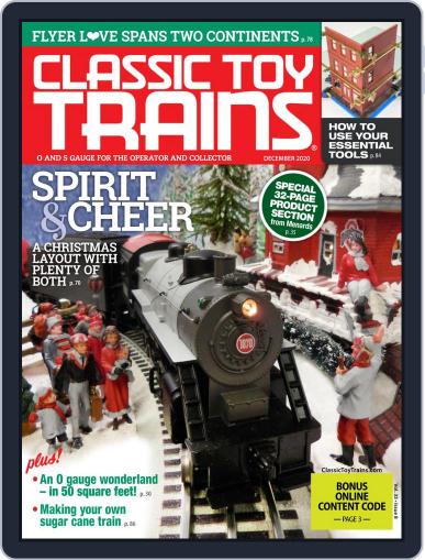Classic Toy Trains December 1st, 2020 Digital Back Issue Cover